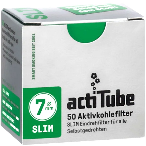 Actitube Aktivkohlefilter "Slim Size 50er Pack" (7mm)