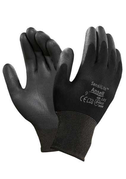 Ansell Handschuhe "SensiLite Handschuhe 48-101" - Black