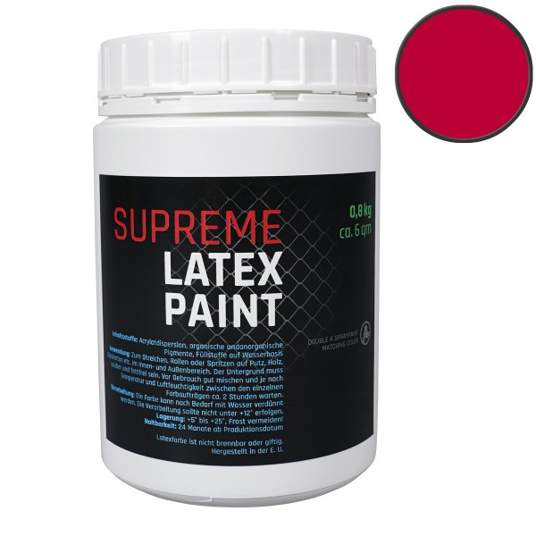 Supreme "Latex Paint" 0,8kg Strong Cherry