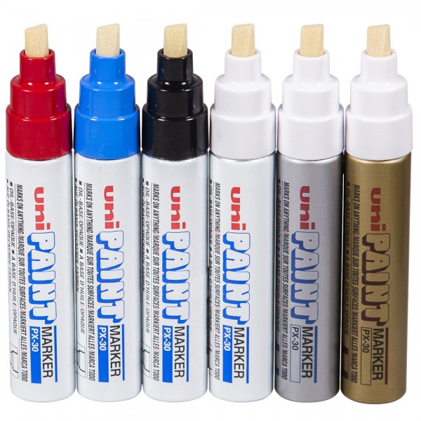 Uni Paint PX-30 6er Marker Set - II