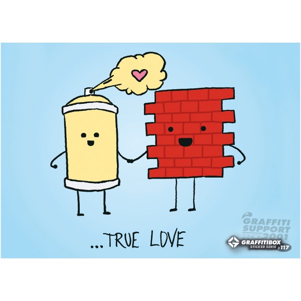 Super Deal "TRUE LOVE" Gbox Sticker Serie #117 (10x15cm)