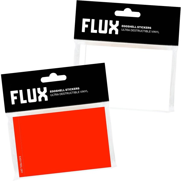 Flux "Eggshell Stickers Set Red & White" (2x50 Stk.)