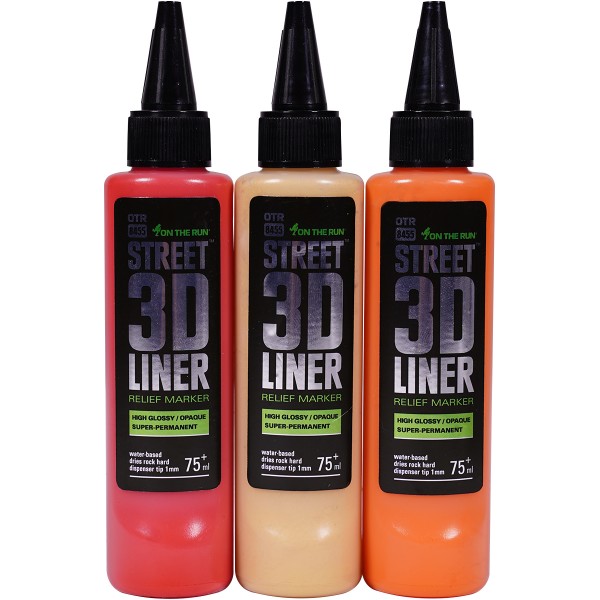 OTR.8455 "Street 3D Liner" Relief Marker 3er Set (1-3mm)