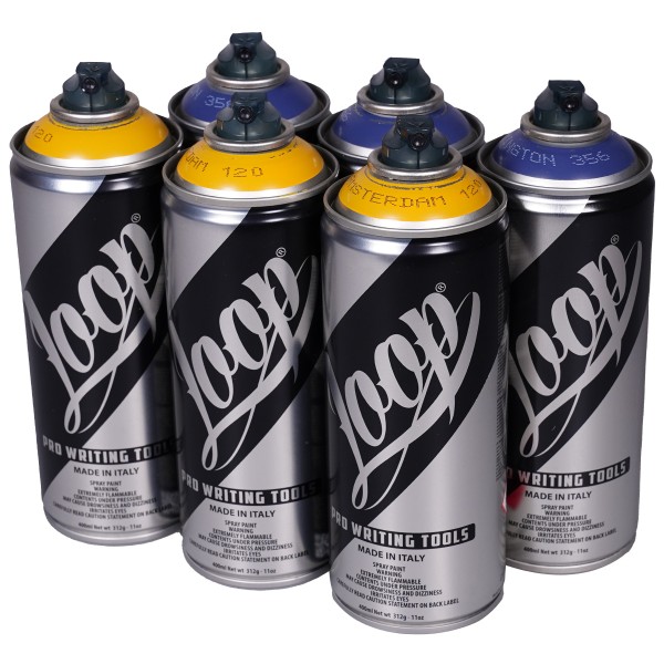 Loop "Multi Color Sixpack - Broke Airline Tones" (6x400ml)