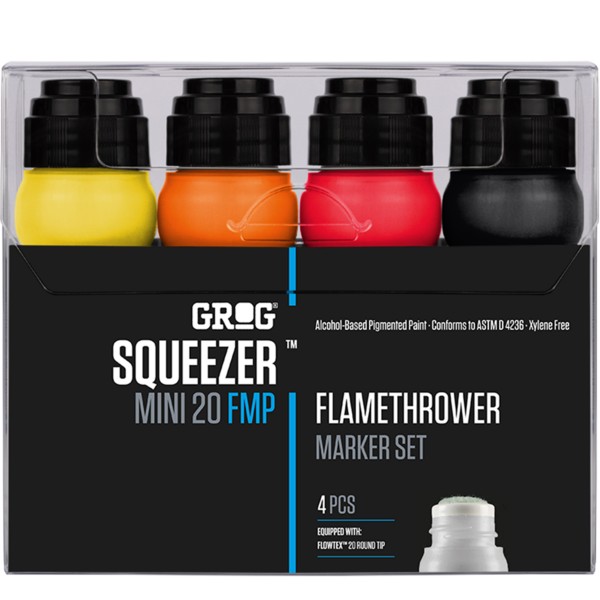 Grog "Squeezer Mini 20 FMP Marker Flamethrower 4er Set" (20mm)