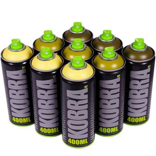 Kobra "New HP 9er Set - Mud Tones" (9x400ml)