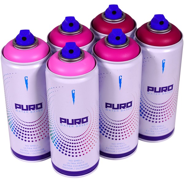 Clash "Puro" Water Based - Bubblegum Tones (6x400ml)