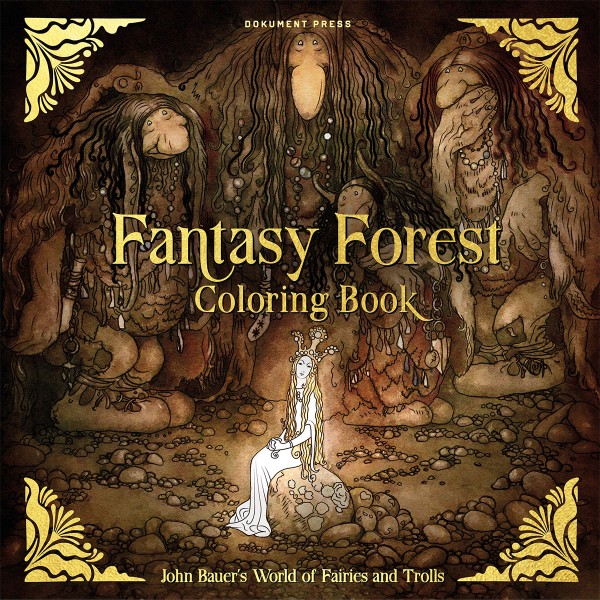 Ausmalbuch "Fantasy Forest - John Bauer´s World of Fairies and Trolls"