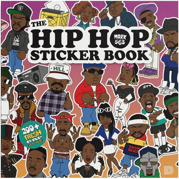 Stickerbuch "The Hip Hop Sticker Book" (16x16cm)