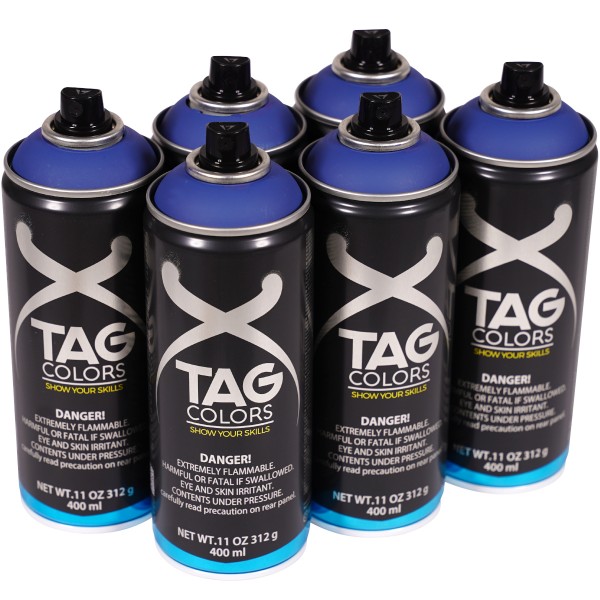 TAG Colors "Show Your Skills - A041 Earth Blue Sixpack" (6x400ml)