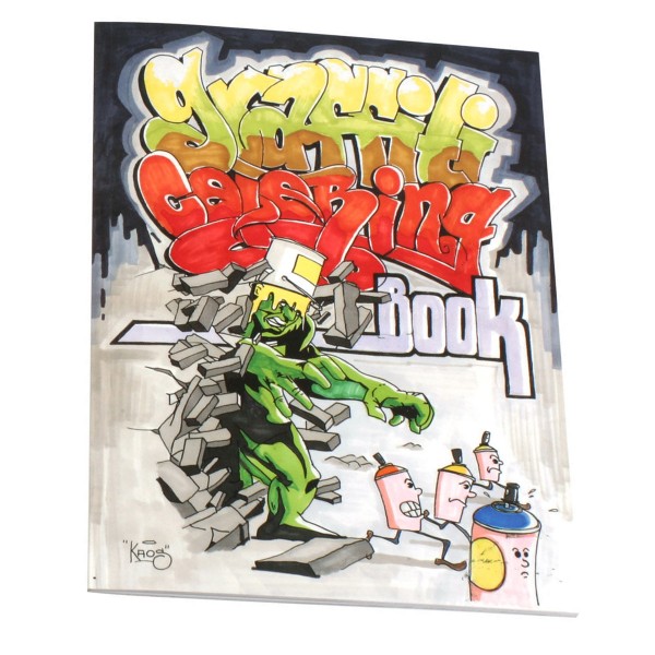 Ausmalbuch "Graffiti Coloring Book #1"