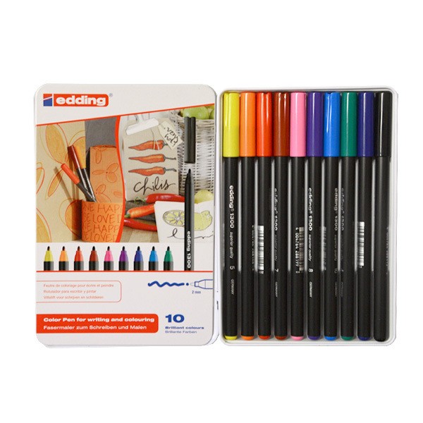Edding "1300" Color Pen 10er Set (2mm)