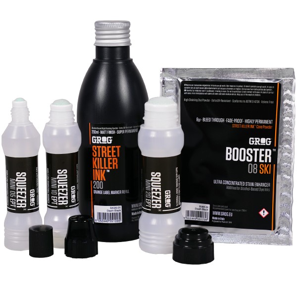 Grog "Street Killer Ink Booster Set" Black (5 Teile)