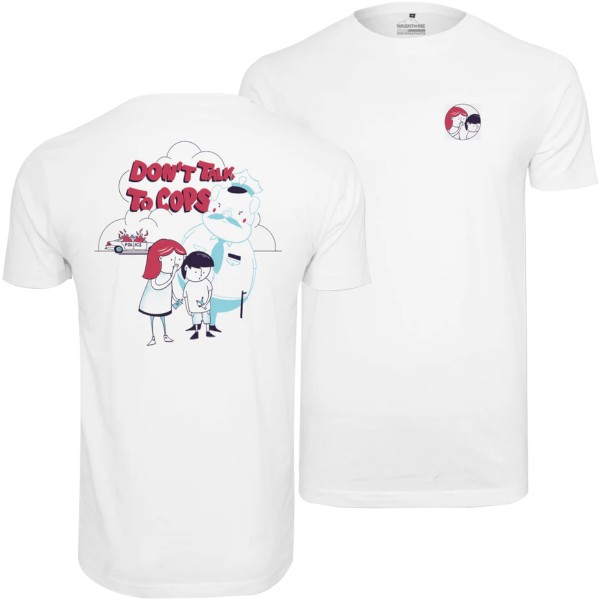 T-Shirt "Don´t talk to Cops" White