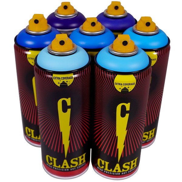 Clash "Color Serie 57" Blue Tones (7x400ml)
