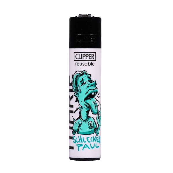 Clipper Feuerzeug "Schlecker Paul"