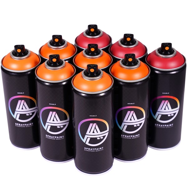 Double A "Red Orange Tones 9er Set" (9x400ml)