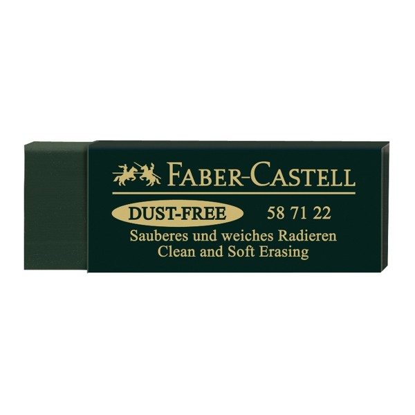 Faber-Castell "Dust-Free" Art Radierer (Eraser) - Green