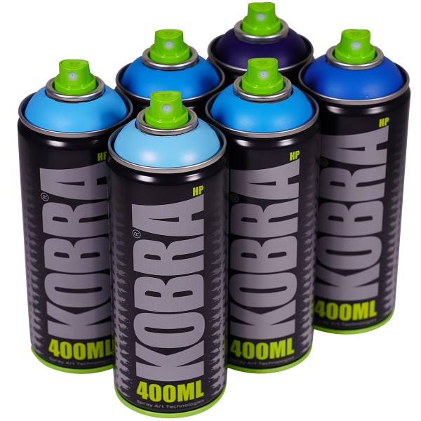 Kobra "New HP Blue Tones Sixpack" (6x400ml)