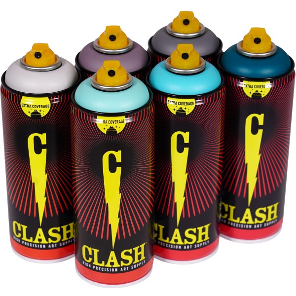 Clash "Paint Multi Color Sixpack Ice Breaker Tones" (6x400ml)