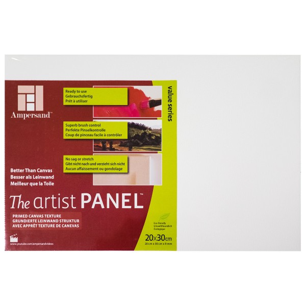 Ampersand "The Artist Panel - Canvas Texture" 20x30cm (1,9cm)