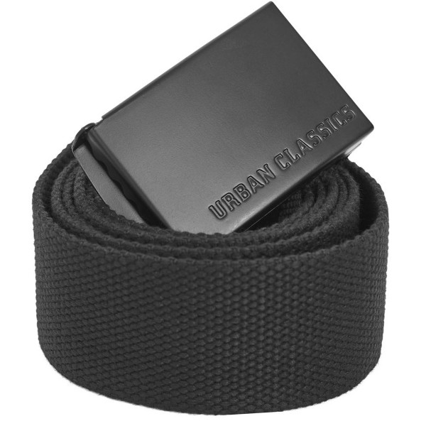 Urban Classics "Long Canvas Belt" (140cm) Black