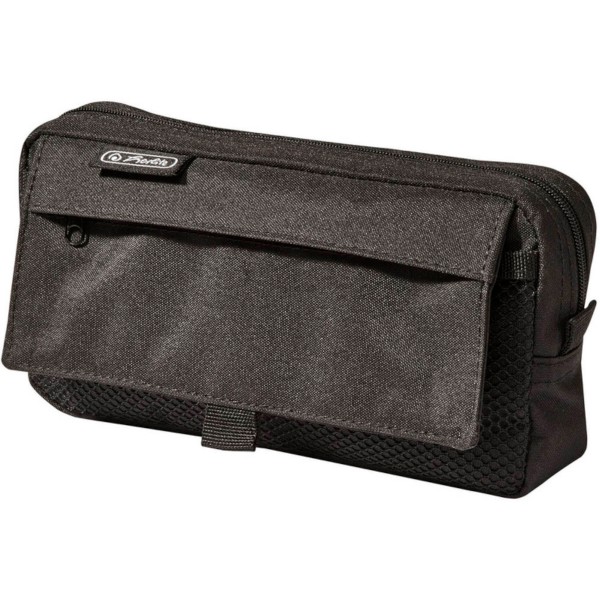 Herlitz "Faulenzer-Schlampermäppchen" Schwarz (21,5x11cm)