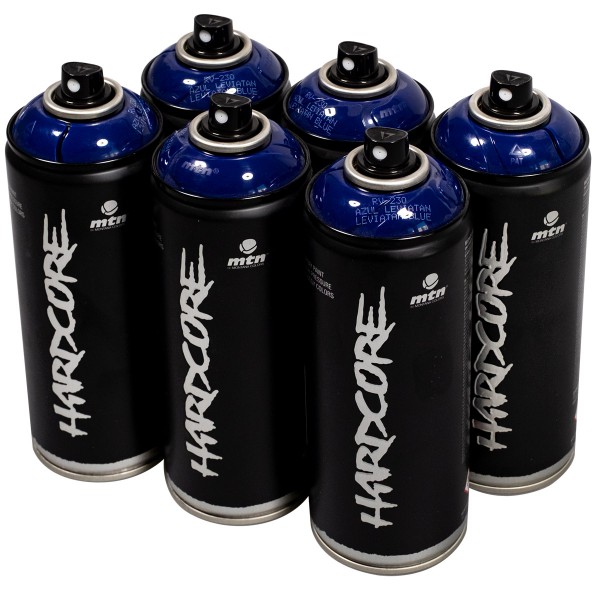 MTN Hardcore 2 "One Color Sixpack - Leviatan Blue RV-230" (6x400ml)