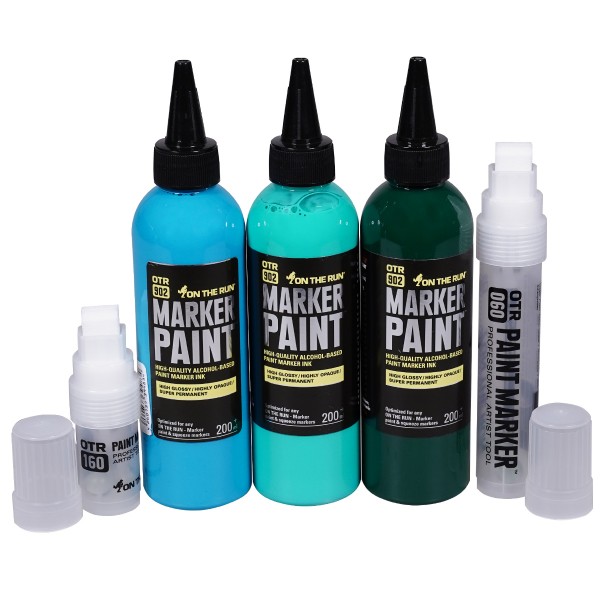 OTR.902 "Marker Paint 3+2 Set 4" 200ml (5 Teile)