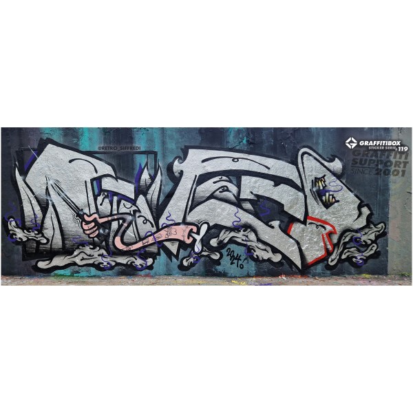 Super Deal "RETRO" Gbox Sticker Serie #119 (7x21cm)