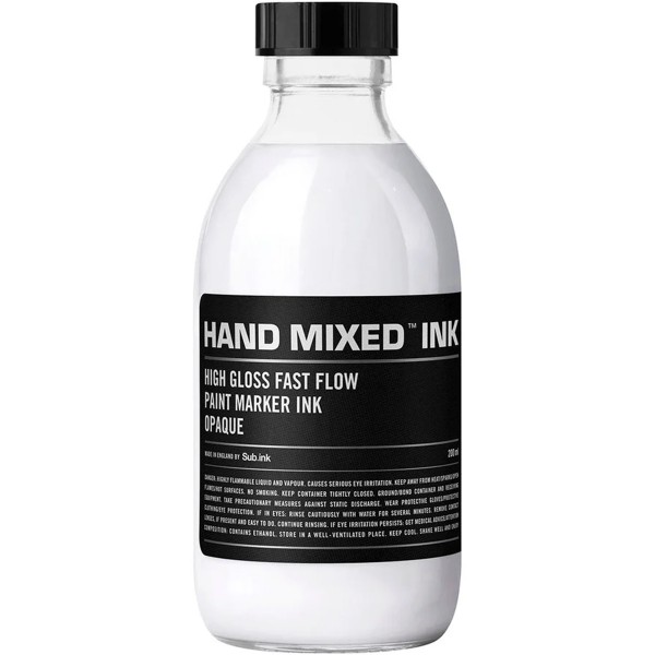 Hand Mixed "Marker Ink" Refill (200ml) Astral White
