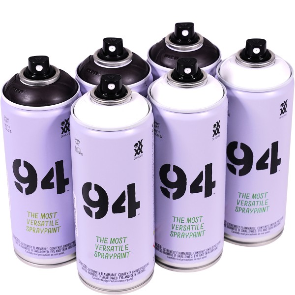 MTN 94 "Sixpack - White + Night Red RV-77" (6x400ml)