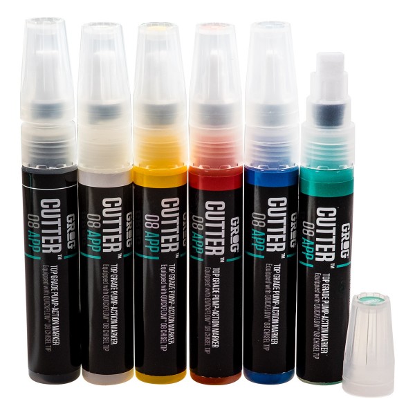 Grog "Cutter 08 APP 6er Set - Main Colors" (8mm)