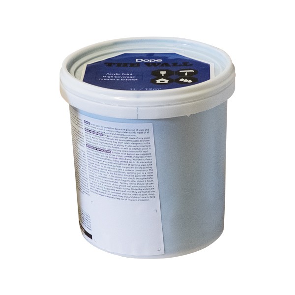 Dope Acryl Premium Wandfarbe "The Wall 1L" Blue