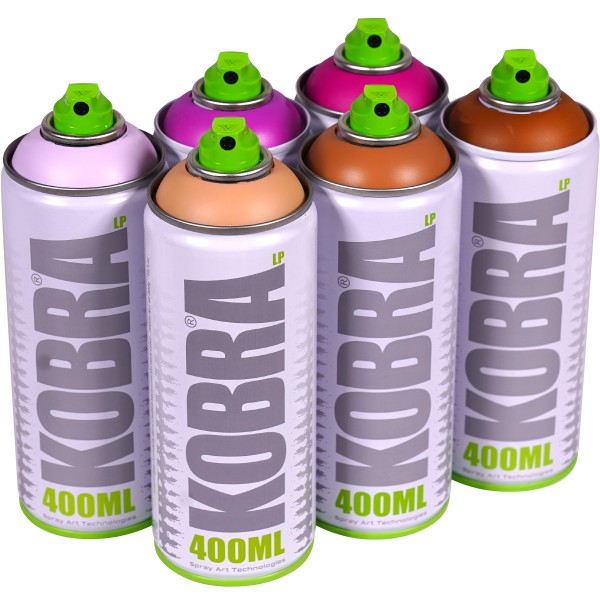 Kobra "New LP Sixpack Pinky Brown Tones" (6x400ml)