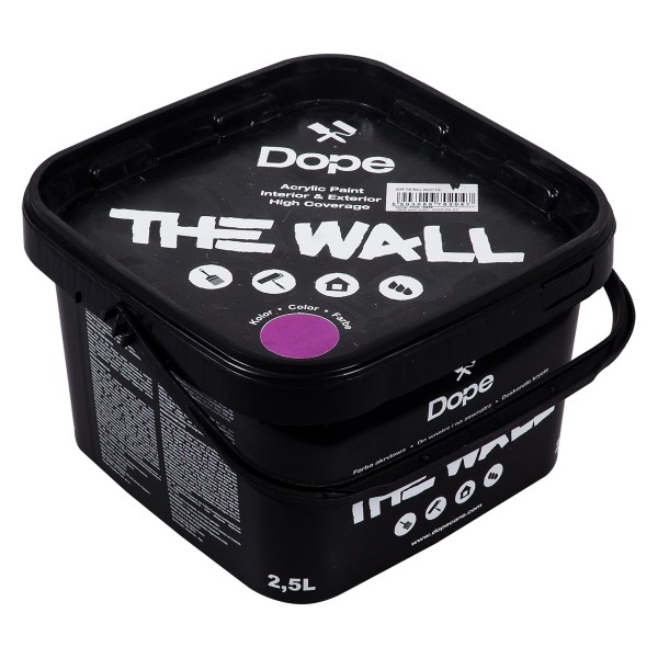 Dope Acryl Premium Wandfarbe "The Wall 2,5L" Violet