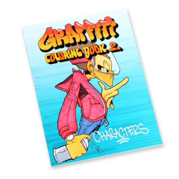 Ausmalbuch "Graffiti Coloring Book #2 - Characters"