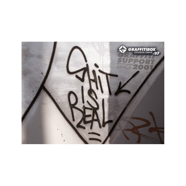 Super Deal "SHIT IS REAL" Gbox Sticker Serie #97 (5x7cm)