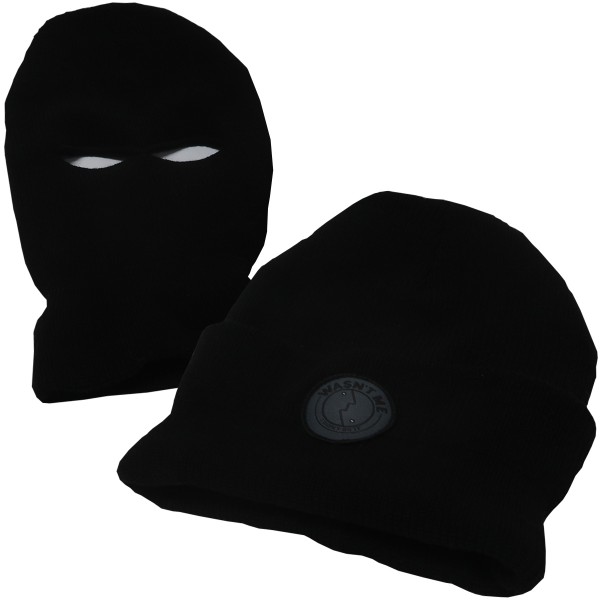 WASNTME "Undercover Beanie Mask" Black