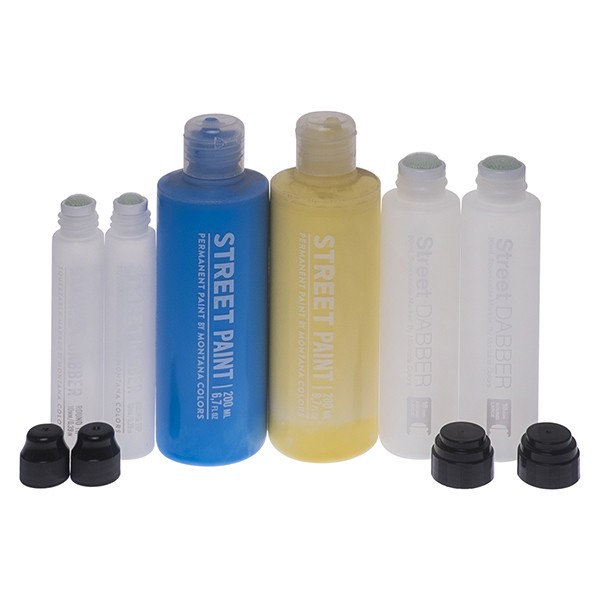MTN Street Paint Double (2x200ml) Dabber Set (6 Teile)