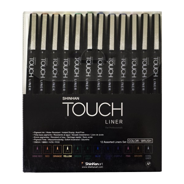 Touch "Liner 12er Color Set" Brush
