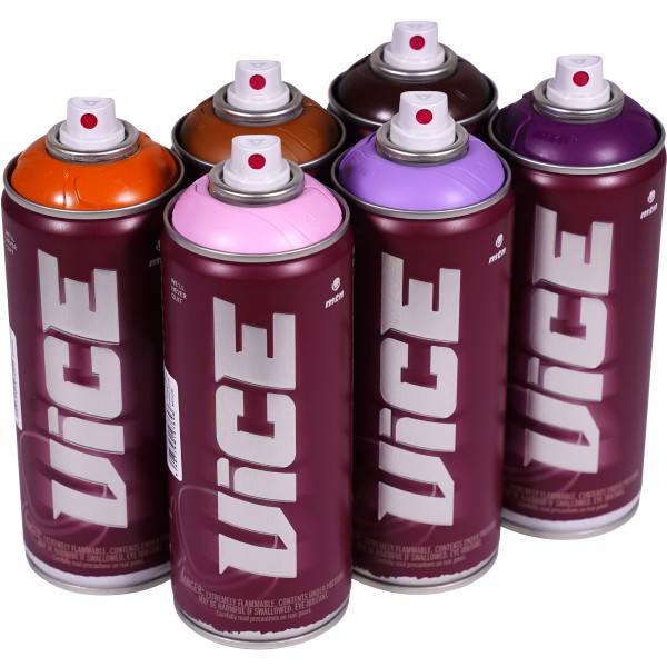 MTN "Vice" Sixpack Wood Flower Tones (6x400ml)