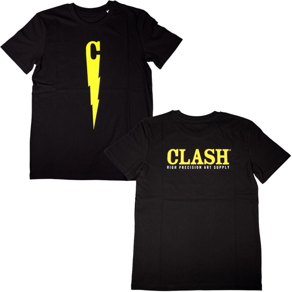 Clash T-Shirt "Thunder" Black/Yellow