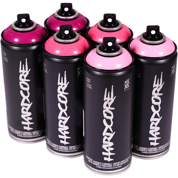 MTN Hardcore 2 "Multi Color Sixpack - Bubblegum Tones" (6x400ml)