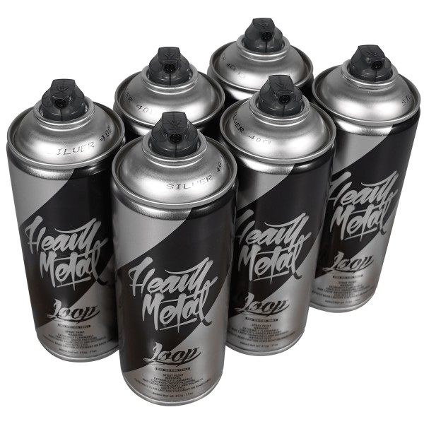 Loop "One Color Sixpack - Silver LP-400" (6x400ml)