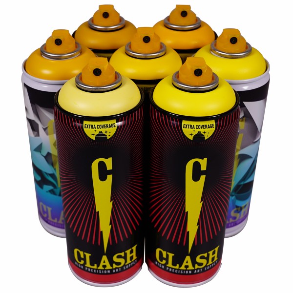 Clash "Color Serie 12" Yellow Tones (7x400ml)