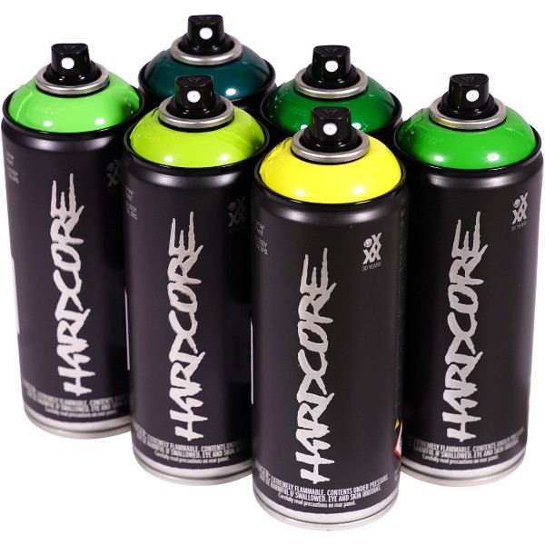 MTN Hardcore 2 "Multi Color Sixpack - Fresh Breeze Tones" (6x400ml)