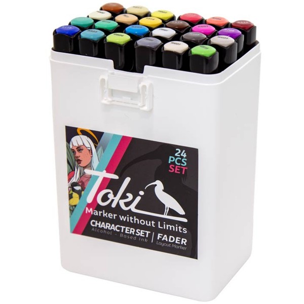Toki "Fader" Layout Marker 24er Set Character