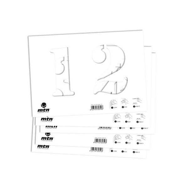 MTN Schablone "Numbers"