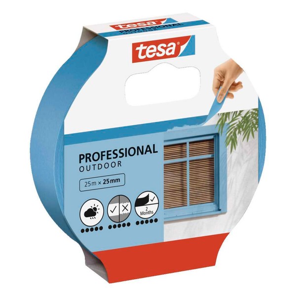 Tesa "Outdoor" Professional Klebeband (25m/25mm) Blau